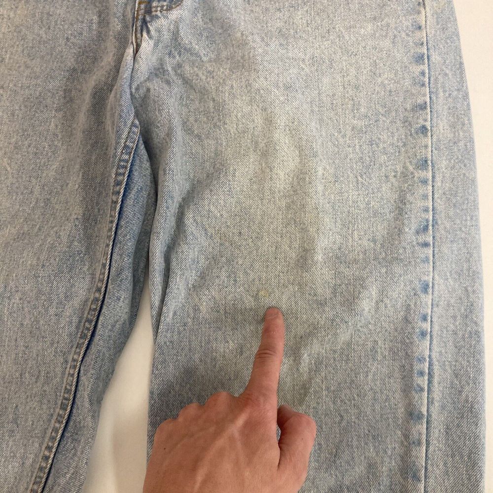 Vintage Levi's 550 Made in USA 1994 38x32 Tapered Leg Relaxed Fit Light Wash 90s - Picture 7 of 15
